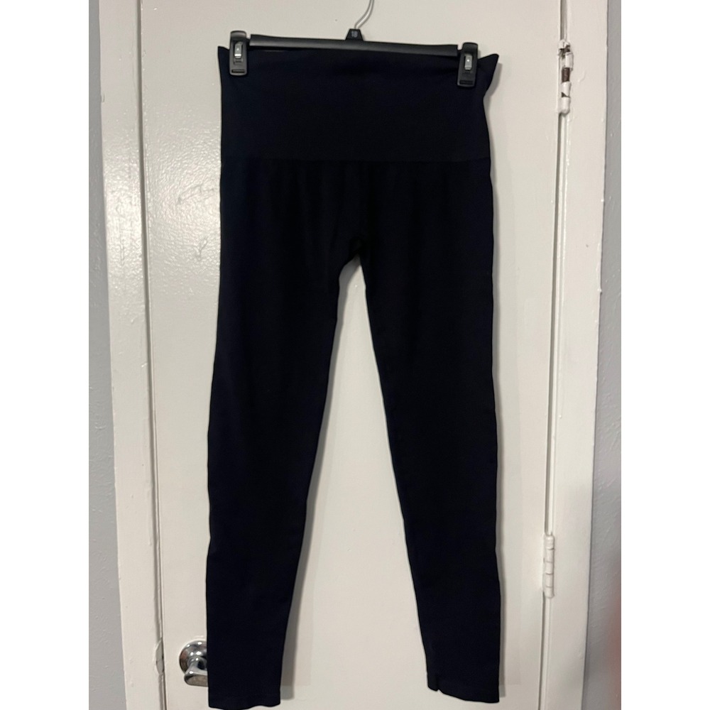Soma Black Seamless High Waisted Leggings XXL Plus Size Full Length Stretch